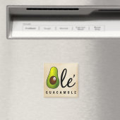 Aimant Humour Ole Guacamole Avocado (In Situ (Lave-vaisselle))