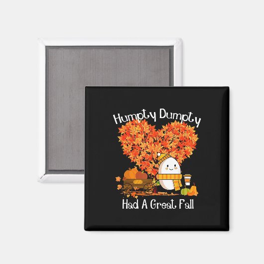 Aimant Humpty Dumpty A Eu Une Grande Automne Feuilles D'A (Recto/Verso)