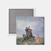 Aimant Huntsman avec les Borzois, 1872 (Recto/Verso)