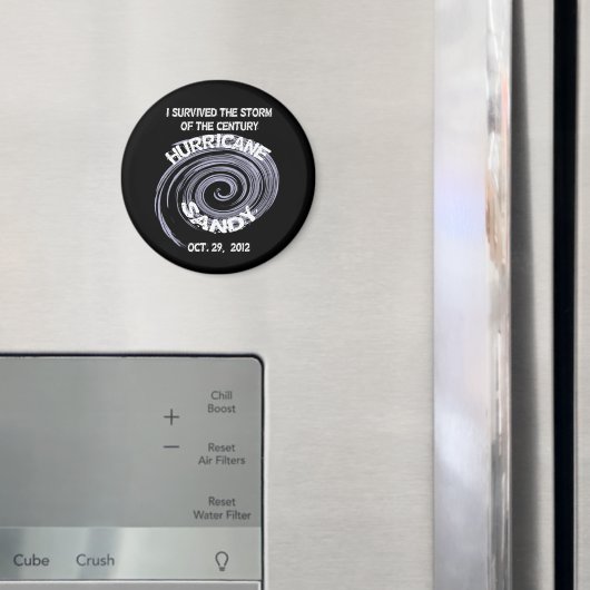 Aimant Hurricane Sandy (In situ (réfrigérateur))