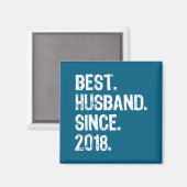 Aimant Husband Since 2018 1st Wedding Artwork (Recto/Verso)