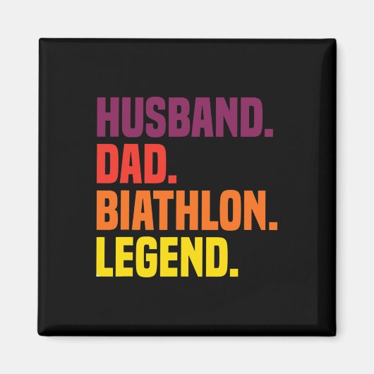 Aimant Husbynd Dad Biathlon Legend (Devant)
