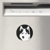 Aimant Husky Fridge Magnet Alaskan Sled Dog Magnet (In Situ (Lave-vaisselle))