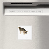 Aimant Husky Puppy 2 (In Situ (Lave-vaisselle))