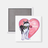 Aimant Husky Valentine's Day (Recto/Verso)