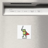 Aimant Huzzah Frog Chevalier Drôle Citation mème épée (In Situ (Lave-vaisselle))