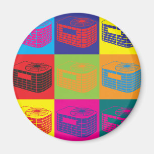 Aimant HVAC Pop Art