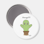 Aimant "Hwugs ? ? ?" Cactus (Recto/Verso)