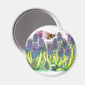 Aimant Hyacinthe de raisin (Recto/Verso)