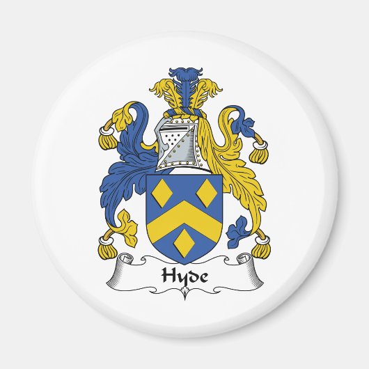 Aimant Hyde Family Crest (Devant)