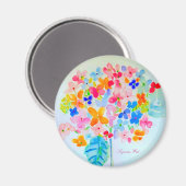 Aimant Hydrangea par Ariella & Lily Designs (Recto/Verso)