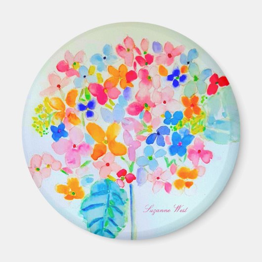 Aimant Hydrangea par Ariella & Lily Designs (Devant)