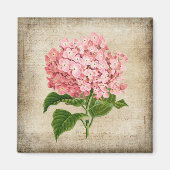 Aimant Hydrangea Rose (Devant)