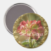 Aimant Hydrangea Secret Sister Magnet- ou toute occasion (Recto/Verso)