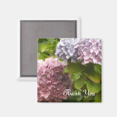 Aimant Hydrangeas Merci (Recto/Verso)
