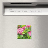 Aimant Hydrangeas Rose Foncé (In Situ (Lave-vaisselle))