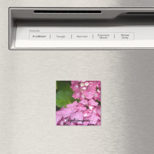 Aimant Hydrangée rose (In Situ (Lave-vaisselle))