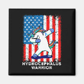 Aimant Hydrocéphalie Survivor Hardwork Sensibilisation Gu (Devant)