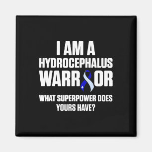 Aimant Hydrocéphalie Survivor Power Awareness Guerrier