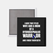 Aimant Hydrocéphalie Survivor Warrior Awareness Warrior (Recto/Verso)