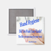 Aimant Hygiène des mains (Recto/Verso)