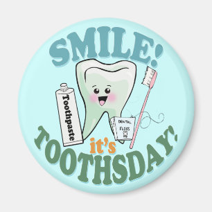 Aimant Hygiéniste dentaire drôle de dentiste