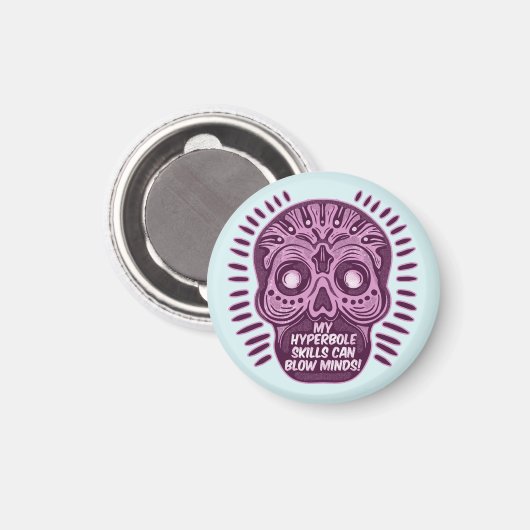 Aimant Hyperbole Funny ANGLAIS LANGUE (Recto/Verso)