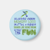 Aimant Hypertension intracrânienne : Ligne En Cours D'Éco (Devant)