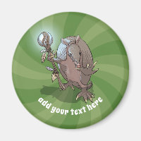 Hypnotic Mystic Armadillo Shaman And Staff