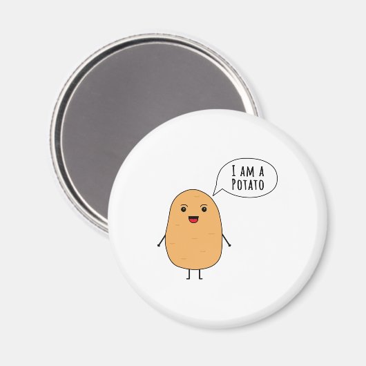 Aimant I a potato (Recto/Verso)