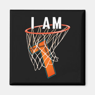 Aimant I Am 7 Basketball thème 7e anniversaire Celeber
