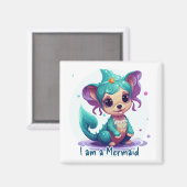 Aimant I am a Mermaid too (Recto/Verso)