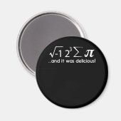 Aimant I Ate Some Pi  8 sum pie teacher math T Shirt (Recto/Verso)