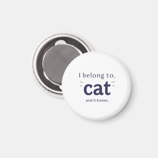 Aimant I Belong to Cat (Recto/Verso)