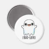 Aimant I Boo-lieve Funny Positive Ghost Pun (Recto/Verso)