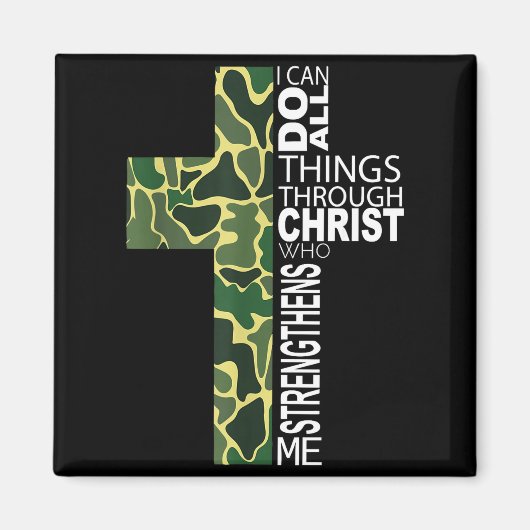 Aimant I Can Do All Things Through Christ Who Strengthens (Devant)