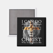 Aimant I Can Do All Things Through Christ Who Strengthens (Recto/Verso)