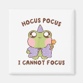 Aimant I Cannot Focus Funny Adhd Sitive Frog (Devant)