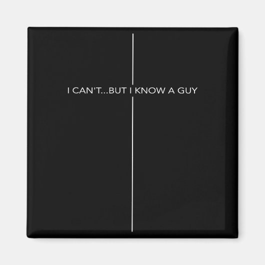 Aimant I Can't But I Know A Guy Cross Christian Jesus Fai (Devant)