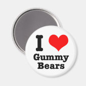 Aimant I COEUR (AMOUR) - ours (Recto/Verso)