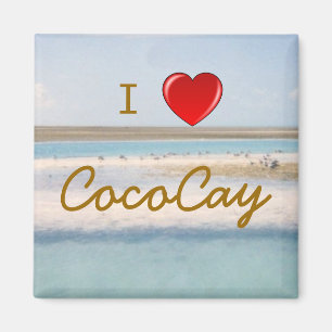 Aimant I coeur CocoCay