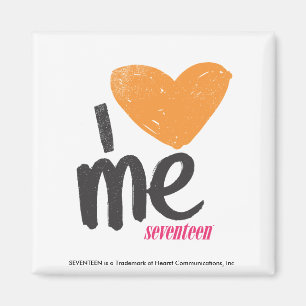 Aimant I coeur j'orange