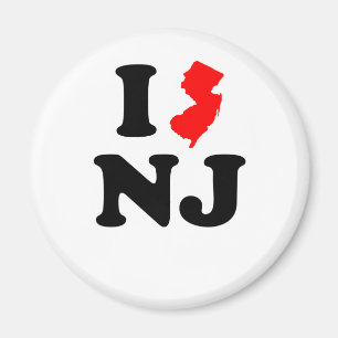 Aimant I coeur NJ