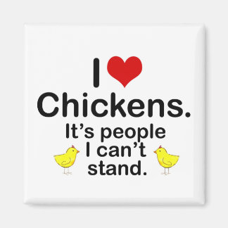 Aimant I (Coeur) Poulets