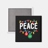 Aimant I Come In Peace Matching Family Christmas Couple  (Recto/Verso)