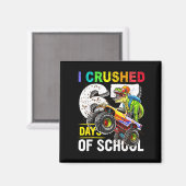 Aimant I Crushed 67 Days Of School Funny Six Seven Meme B (Recto/Verso)