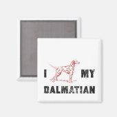 Aimant I Dalmatien ma dalmate (Recto/Verso)