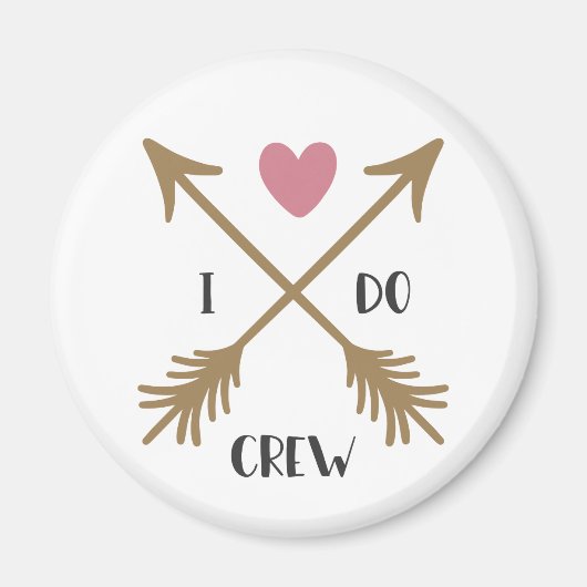 Aimant I DO CREW Mariage Proposition (Devant)