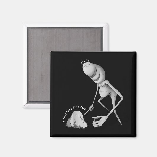 Aimant I Don't Like This Rock Funny Marcus The Worm Meme  (Recto/Verso)