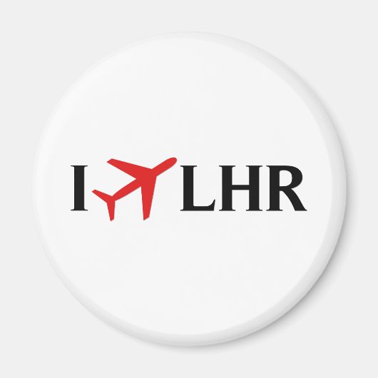 Aimant I Fly LHR - Londres aéroport d'Heathrow, Londres,  (Devant)